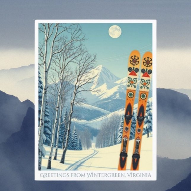 Wintergreen Virginia ski resort Postcard (Creator Uploaded)