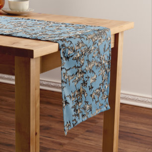 Wintering Ducks in Flight Long Table Runner
