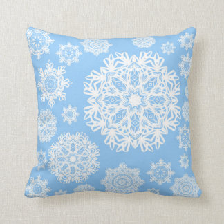 Winterland Blue Pillow