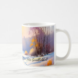 Winterlandschaft im Morgenlicht   Coffee Mug