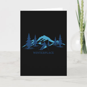Winterplace West Virginia Ski Resort Skiing Skier  Card