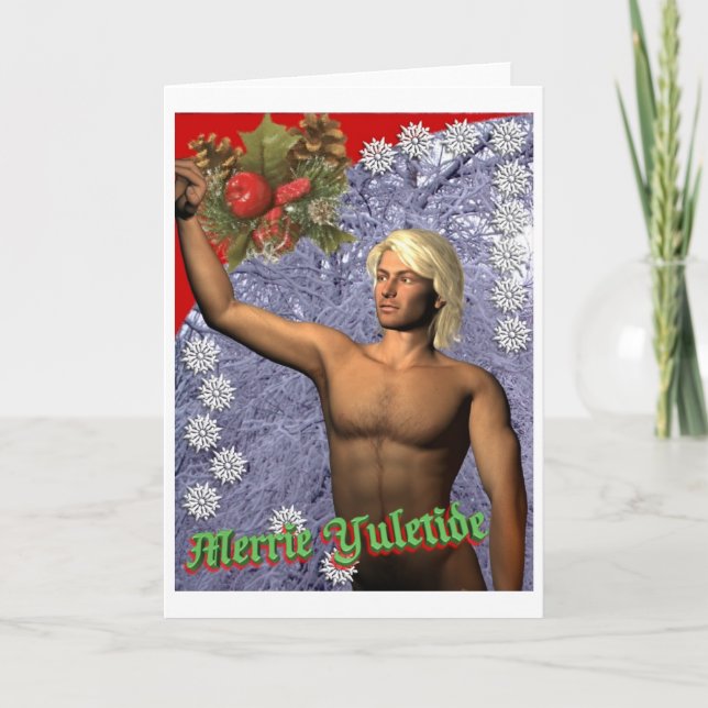 Winter's Angel Holiday Card (Front)