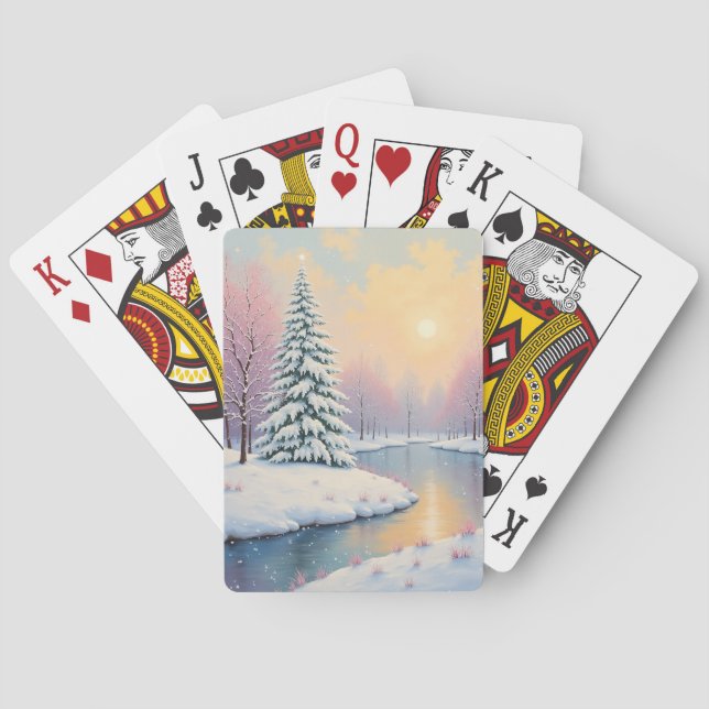 Winter's First Light Playing Cards (Back)
