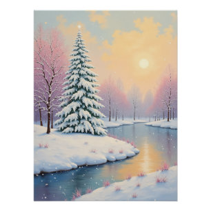 Winter's First Light Poster