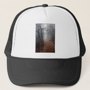 Winters Fog - No End in Sight on the Trail Gifts Trucker Hat