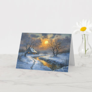 Winter's Glow Christmas Card