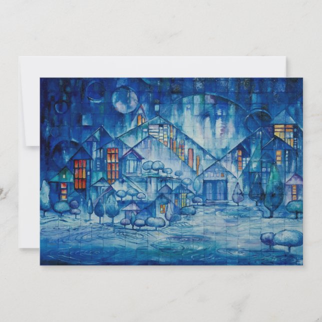 Winter's Glow Invitation (Front)