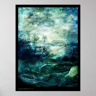 Winter's Morning Light Poster