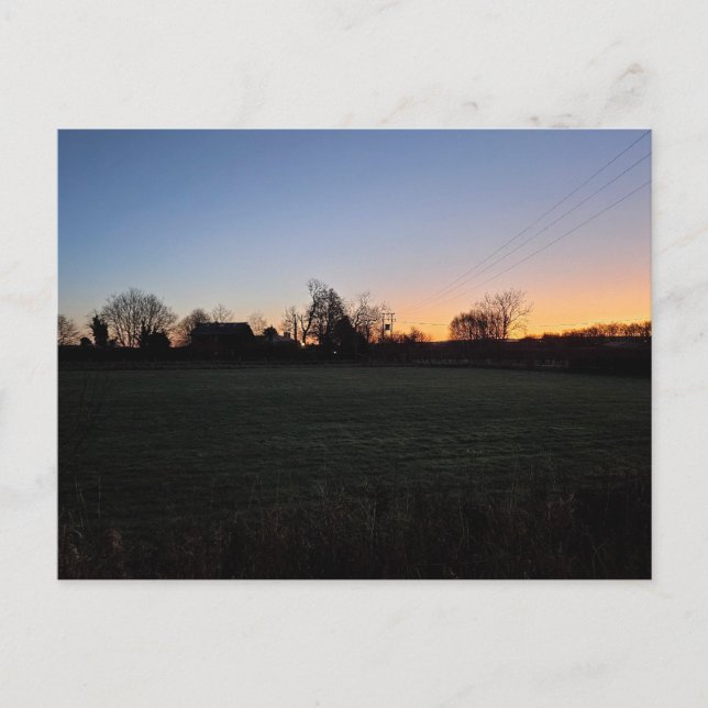 Winters Morning  Postcard (Front)