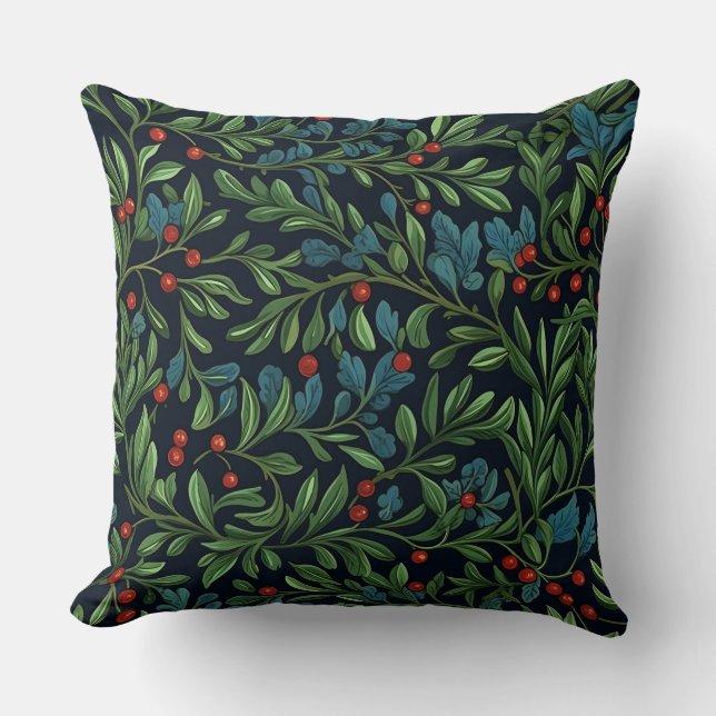 Winter's Morris Garden Botanical Cushion (Front)
