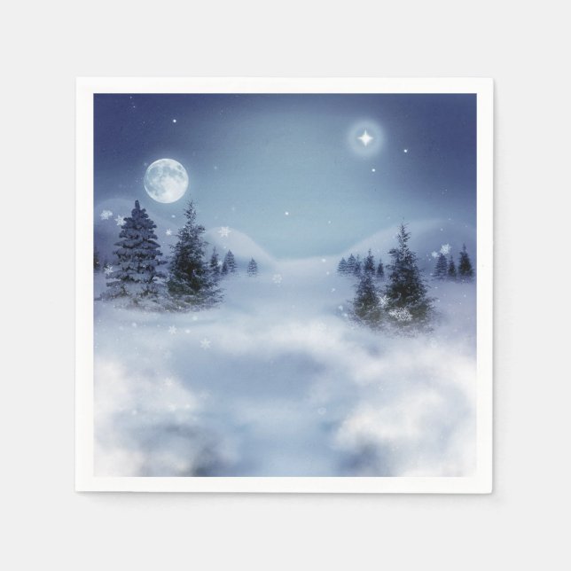 Winter's Night Napkin (Front)