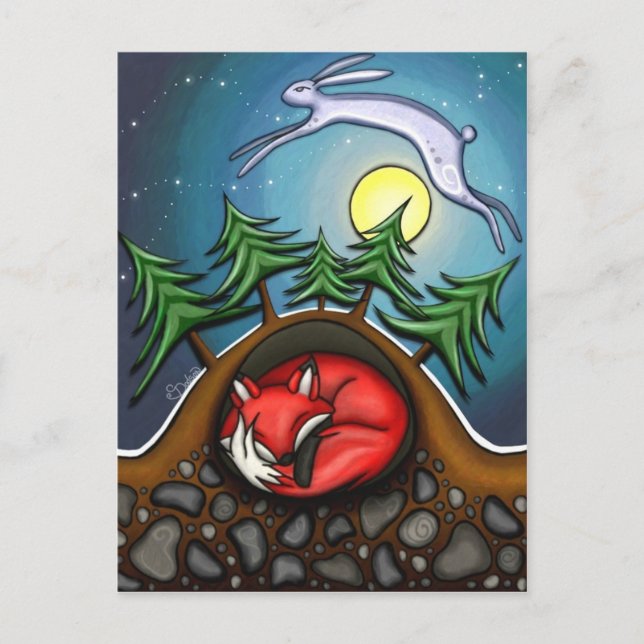 Winter's Night Postcard (Front)