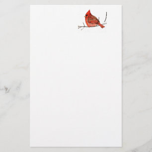 Winter's Red Stationery