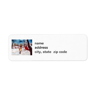 Winters Serenity Cardinal Postage