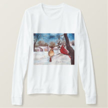 Winters Serenity Cardinal Tshirt