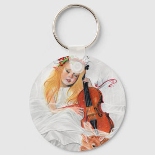 Winter's Song Elven princess keychain