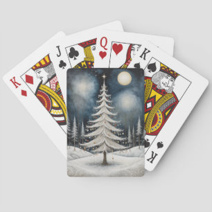 Winter's Starry Eve Playing Cards