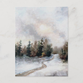 Winters Sunset Postcard