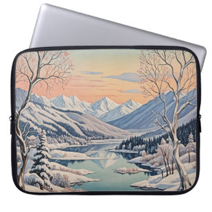 Winter's Tranquility Laptop Sleeve