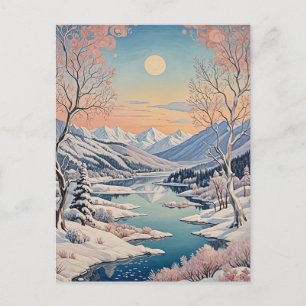 Winter's Tranquility Postcard