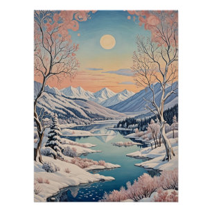 Winter's Tranquility Poster