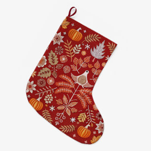 Winter's Whisper - Nordic Christmas Stocking