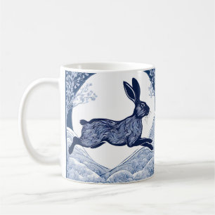 Winter's Whispers of Magical Hare Coffee Mug