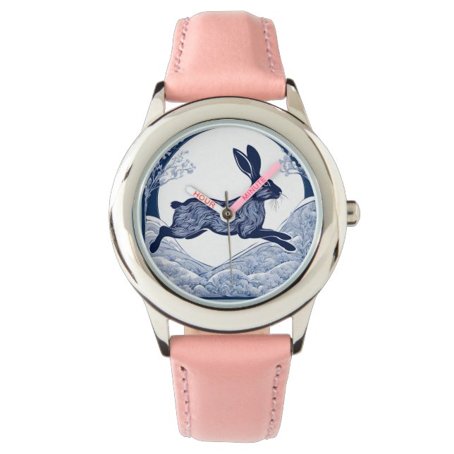 Winter's Whispers of Magical Hare Watch (Front)