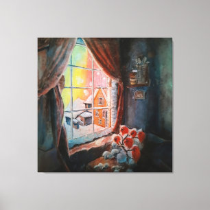 Winter's Whispers - Snowbound Serenity Art Print