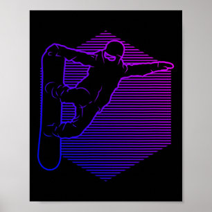 Wintersport Men's Snowboarding Women's Snowboard  Poster