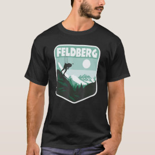 Wintersport Skier Snowboard Feldberg Black Forest T-Shirt