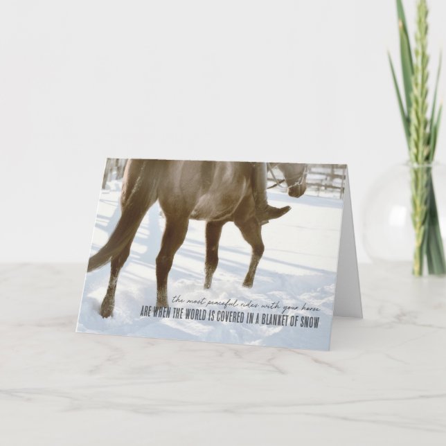 WINTERTIME HACK Greeting Card (Front)