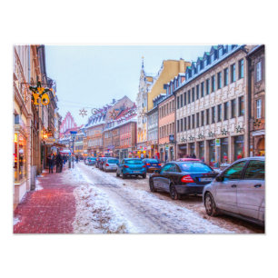 Wintertime in Bamberg Germany Photo Enlargement