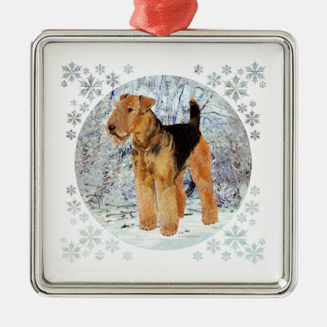 Wintertime Metal Tree Decoration (Front)