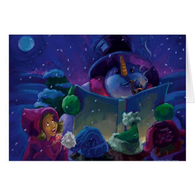 Wintertime Reading (Front Horizontal)