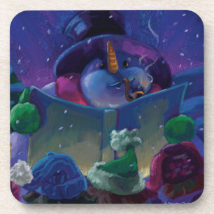 Wintertime Reading Coaster
