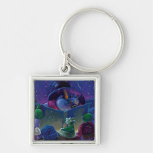 Wintertime Reading Key Ring