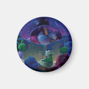 Wintertime Reading Magnet