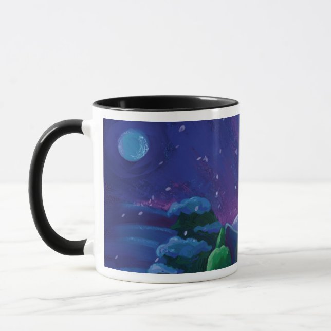 Wintertime Reading Mug (Left)