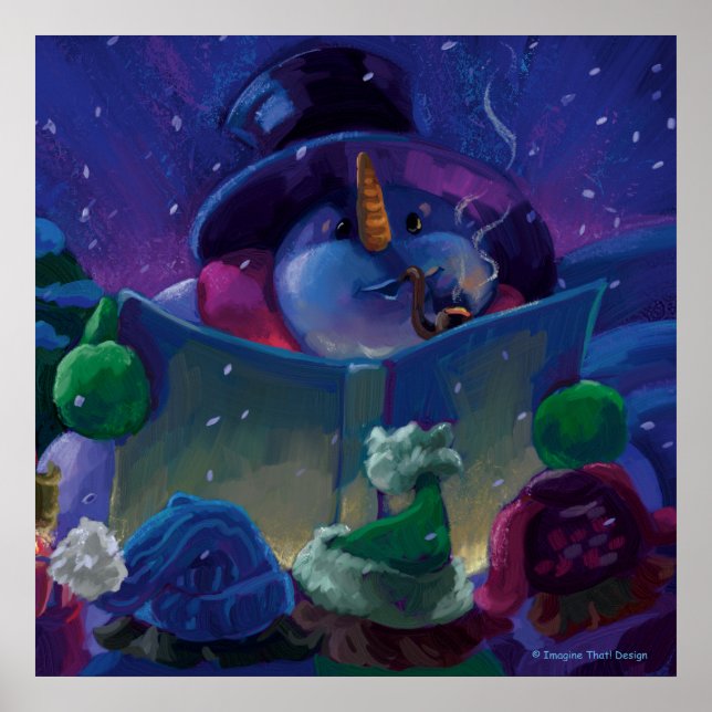 Wintertime Reading Poster (Front)