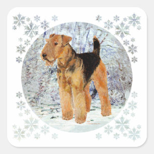 Wintertime Square Sticker