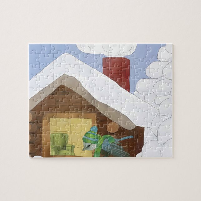 Wintervogel Jigsaw Puzzle (Horizontal)