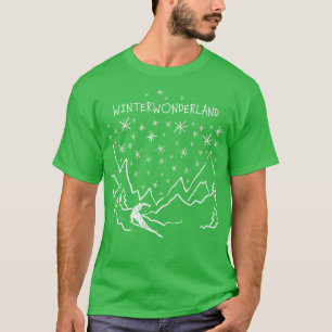Winterwonderland Ski Skier Skiing T-Shirt