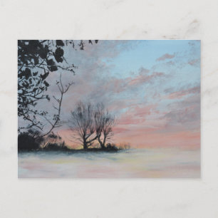 Wintery Sunrise Postcard