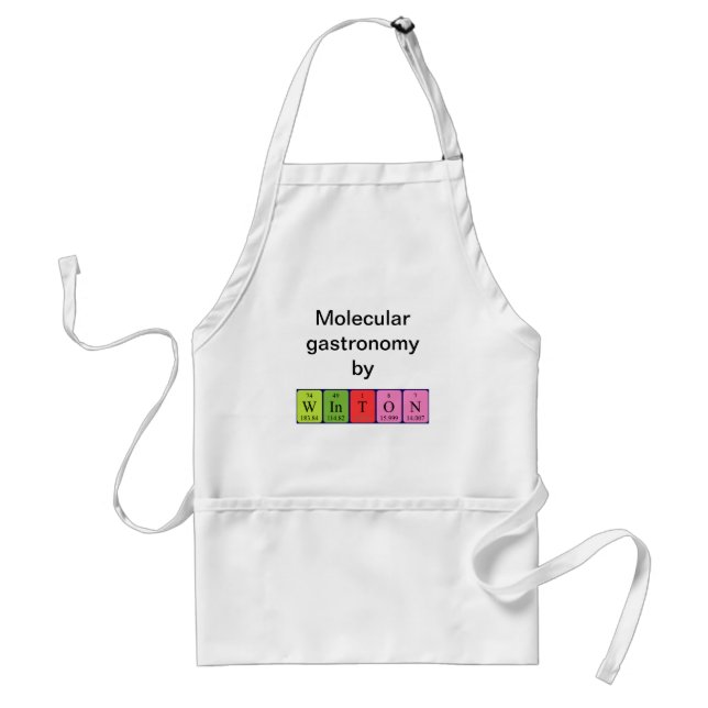 Winton periodic table name apron (Front)