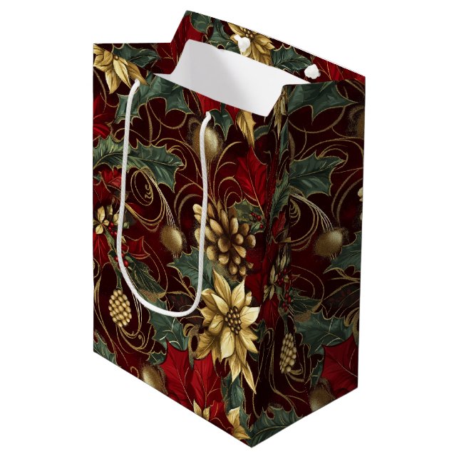 Wintriana - festive worlds of imagination (60/60) medium gift bag (Front Angled)