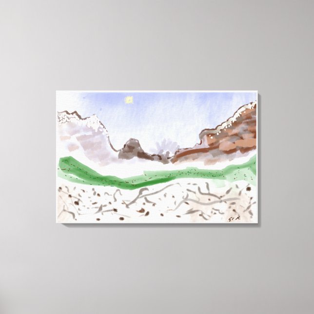 Wintry Mix Canvas Print (Front)