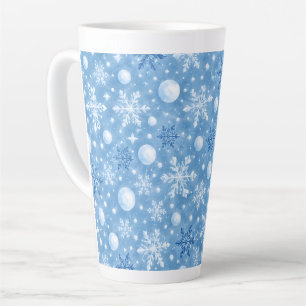 Wintry Snow Latte Mug