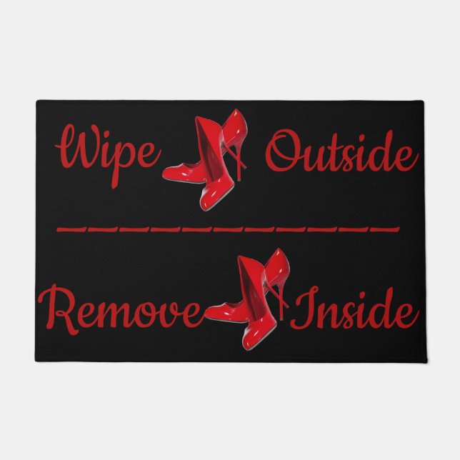Wipe and Remove Shoes Doormat (Front)