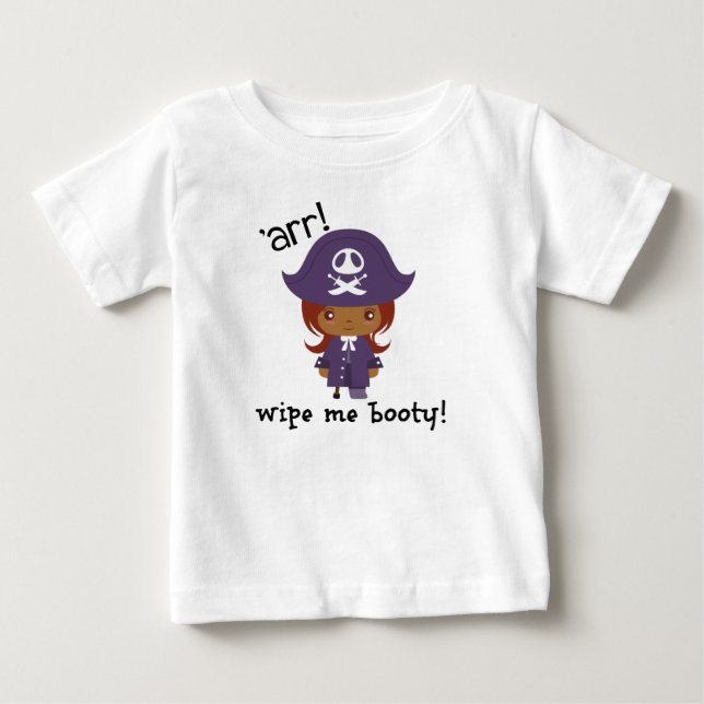 Wipe Me Booty!  funny baby creeper (Front)